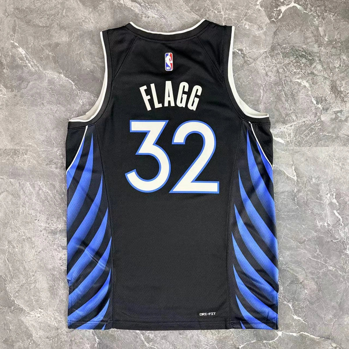 Dallas Mavericks 2025-26 city edition basketball jersey back view in team colors for basketball fans