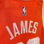 Cleveland Cavaliers 2025-26 city edition basketball jersey close-up of collar and neckline stitching in team colors for basketball fans