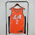 LA Clippers 2025-26 city edition basketball jersey front view in team colors for basketball fans