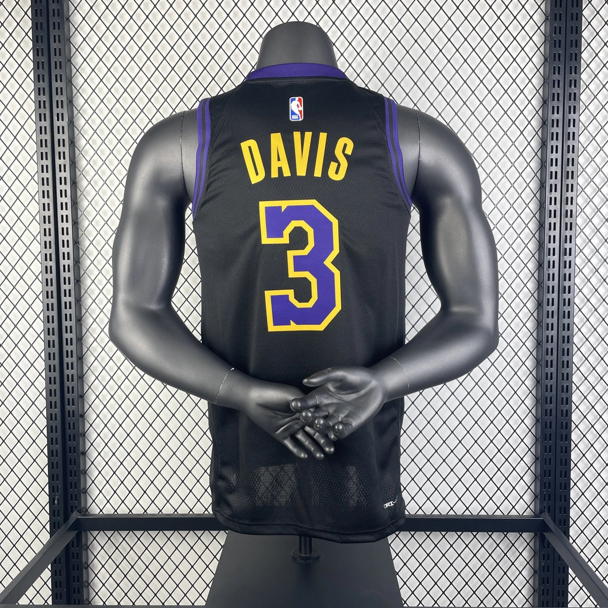 Los Angeles Lakers 2025-26 city edition basketball jersey side angle view in team colors for basketball fans