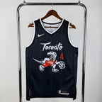 Toronto Raptors 2025-26 city edition basketball jersey front view in team colors for basketball fans