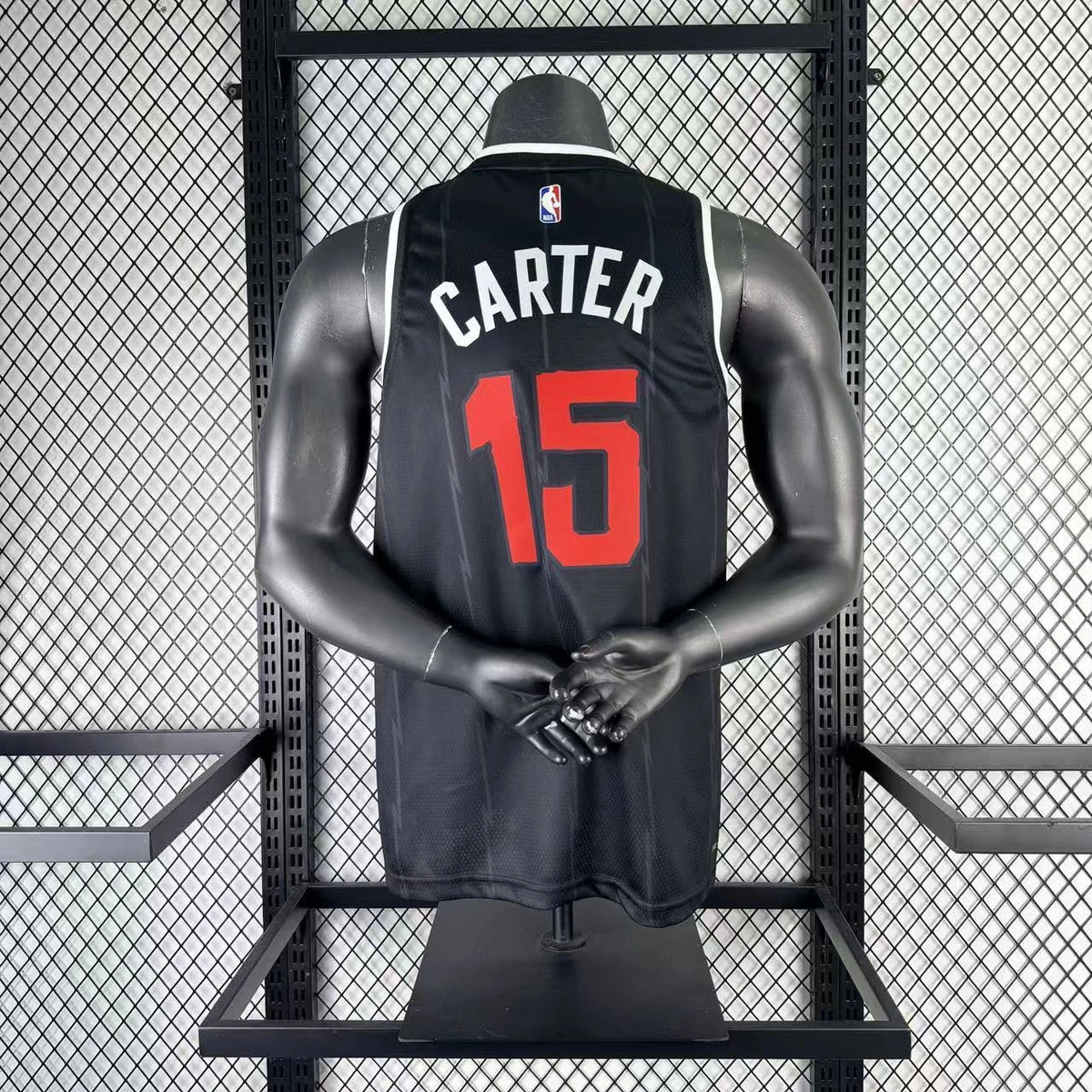 Toronto Raptors 2025-26 city edition basketball jersey side angle view in team colors for basketball fans