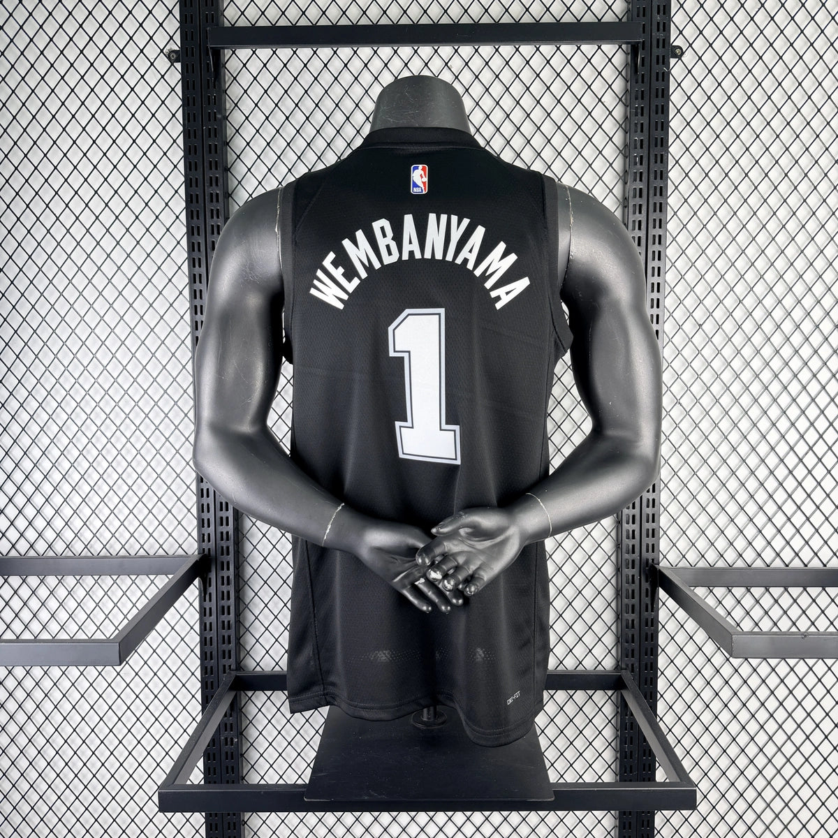 San Antonio Spurs 2025-26 city edition basketball jersey angled front view in team colors for basketball fans