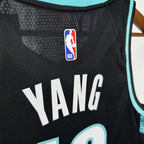 Portland Trail Blazers 2025-26 city edition basketball jersey front flat lay view in team colors for basketball fans