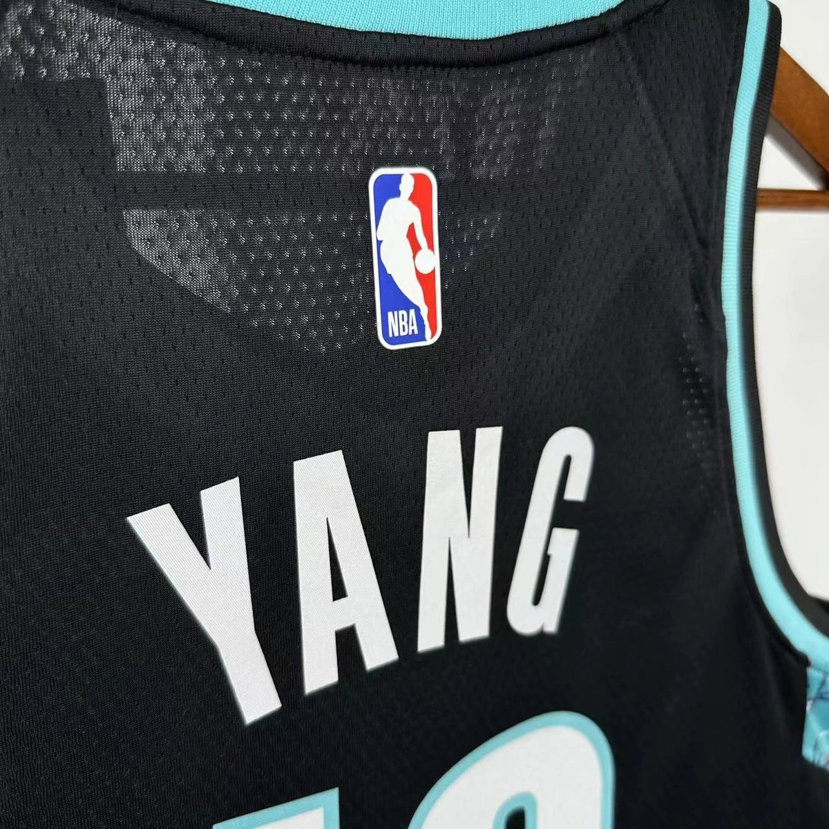 Portland Trail Blazers 2025-26 city edition basketball jersey front flat lay view in team colors for basketball fans