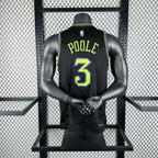 New Orleans Pelicans 2025-26 city edition basketball jersey angled front view in team colors for basketball fans