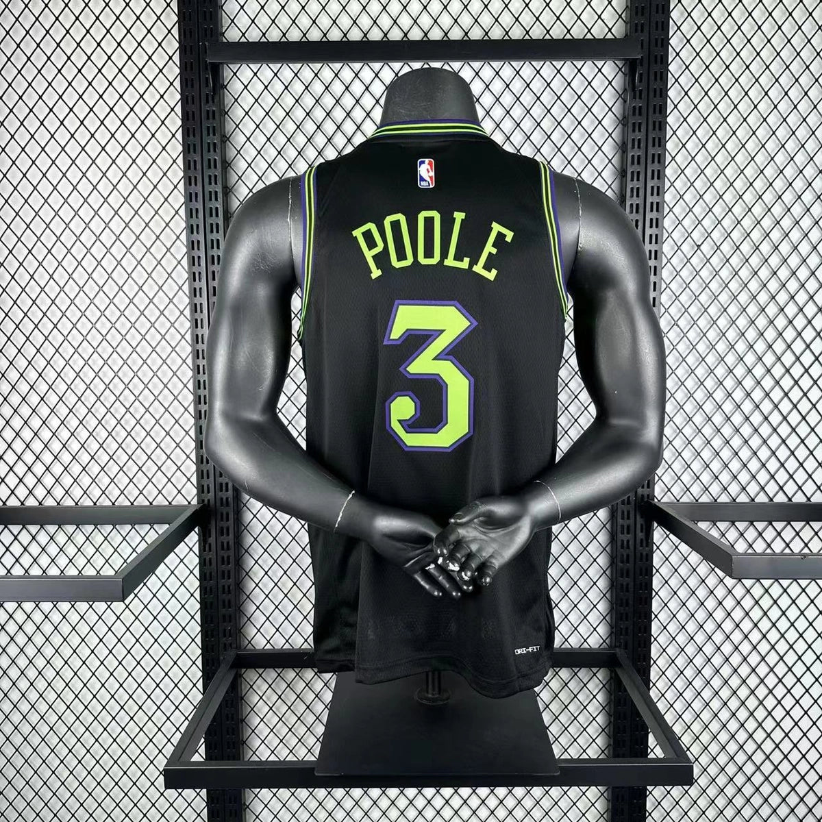 New Orleans Pelicans 2025-26 city edition basketball jersey angled front view in team colors for basketball fans