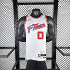 Houston Rockets 2025-26 city edition basketball jersey close-up of jock tag and hem details in team colors for basketball fans