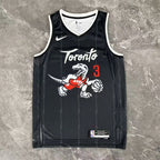 Toronto Raptors 2025-26 city edition basketball jersey angled front view in team colors for basketball fans
