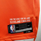 Cleveland Cavaliers 2025-26 city edition basketball jersey additional angle view in team colors for basketball fans