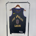 Los Angeles Lakers 2025-26 city edition basketball jersey front view in team colors for basketball fans