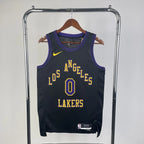 Los Angeles Lakers 2025-26 city edition basketball jersey front view in team colors for basketball fans