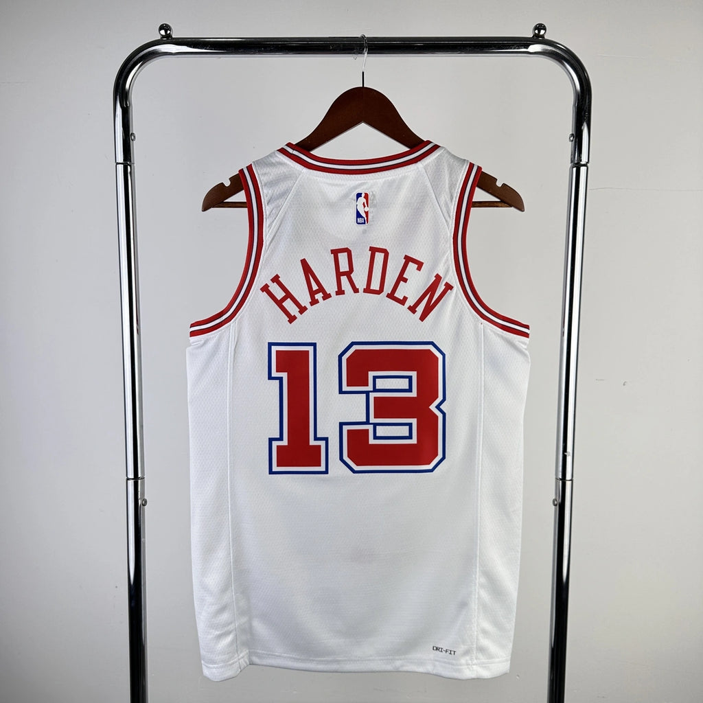 Houston Rockets 2025-26 city edition basketball jersey back view in team colors for basketball fans