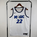 Orlando Magic 2025-26 home basketball jersey front view in white for basketball fans