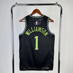 New Orleans Pelicans 2025-26 city edition basketball jersey back view in team colors for basketball fans