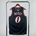 Philadelphia 76ers 2025-26 throwback edition basketball jersey back view in white for basketball fans