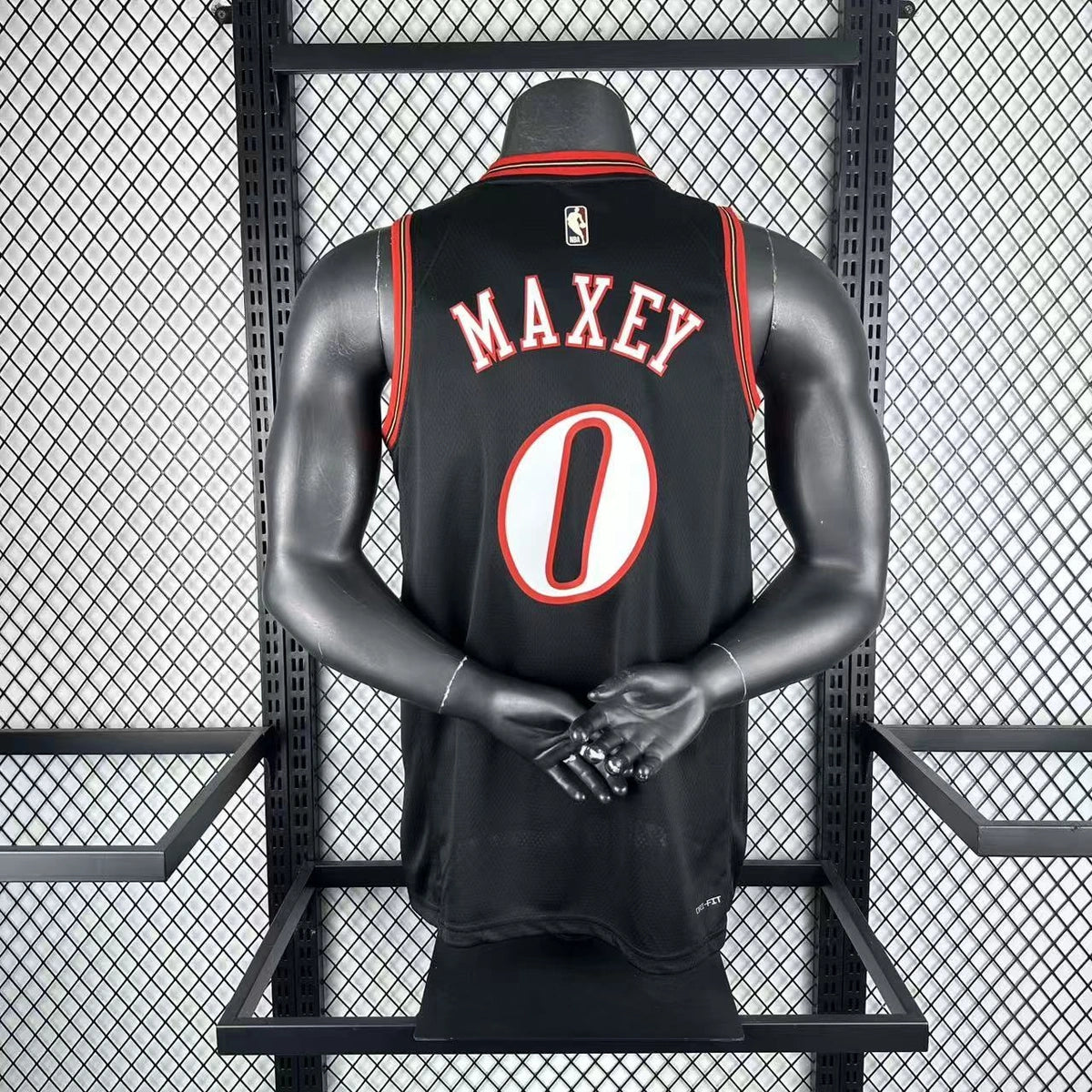 New York Knicks 2025-26 limited edition basketball jersey angled front view in team colors for basketball fans