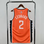 LA Clippers 2025-26 city edition basketball jersey back view in team colors for basketball fans