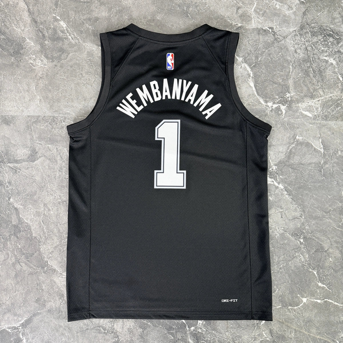 San Antonio Spurs 2025-26 city edition basketball jersey side angle view in team colors for basketball fans
