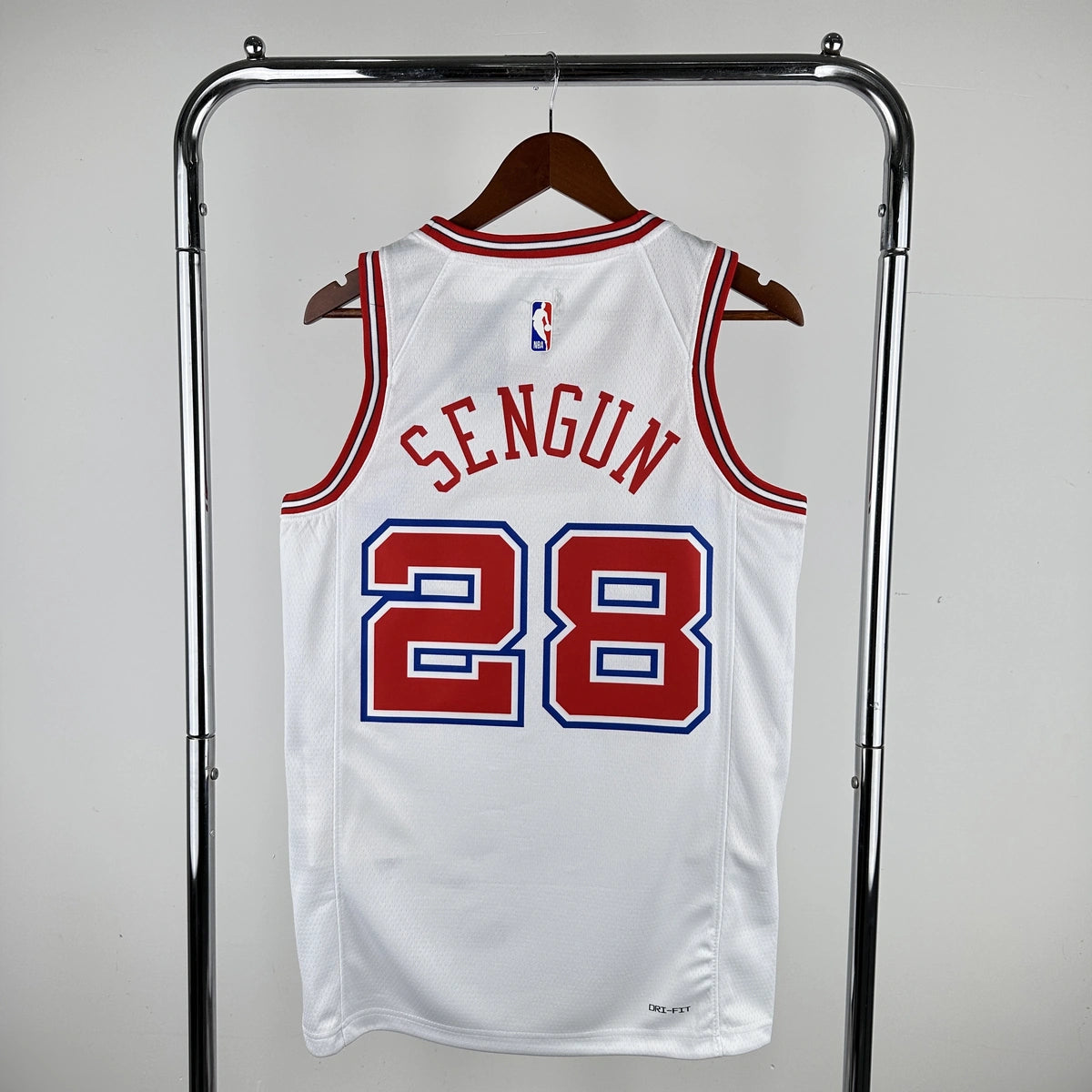 Houston Rockets 2025-26 city edition basketball jersey back view in team colors for basketball fans