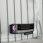 Orlando Magic 2025-26 home basketball jersey close-up of jersey number and player name in white for basketball fans