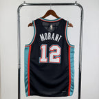 Memphis Grizzlies 2025-26 throwback edition basketball jersey back view in team colors for basketball fans