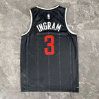 Toronto Raptors 2025-26 city edition basketball jersey close-up of moisture-wicking fabric texture in team colors for basketball fans