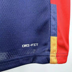 Cleveland Cavaliers 2025-26 throwback edition basketball jersey detailed side view in team colors for basketball fans