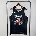 Toronto Raptors 2025-26 city edition basketball jersey front view in team colors for basketball fans