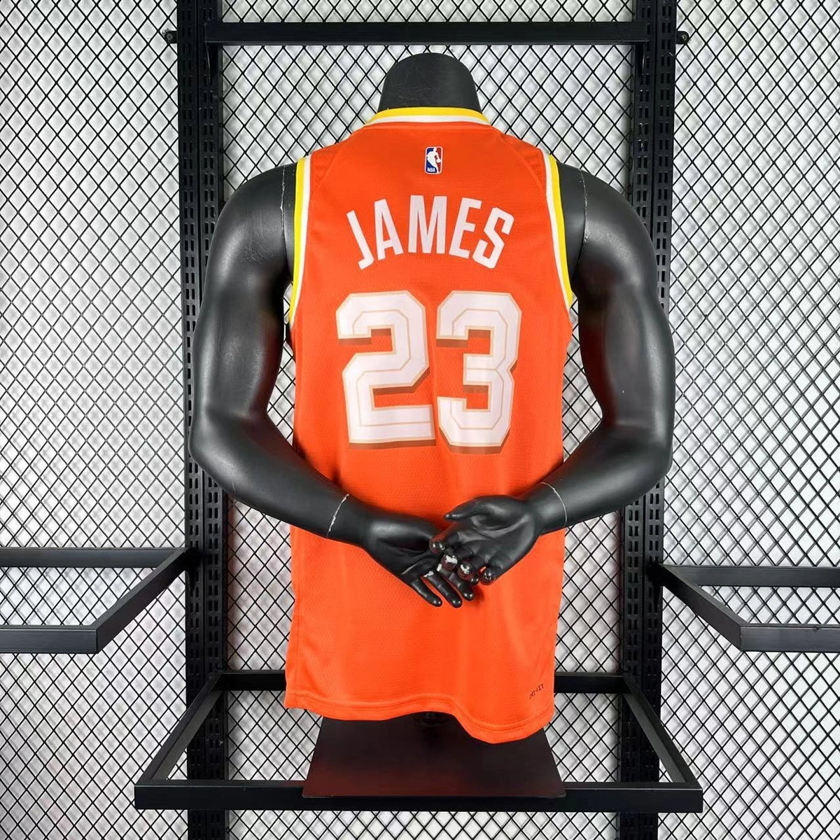 Cleveland Cavaliers 2025-26 city edition basketball jersey angled front view in team colors for basketball fans