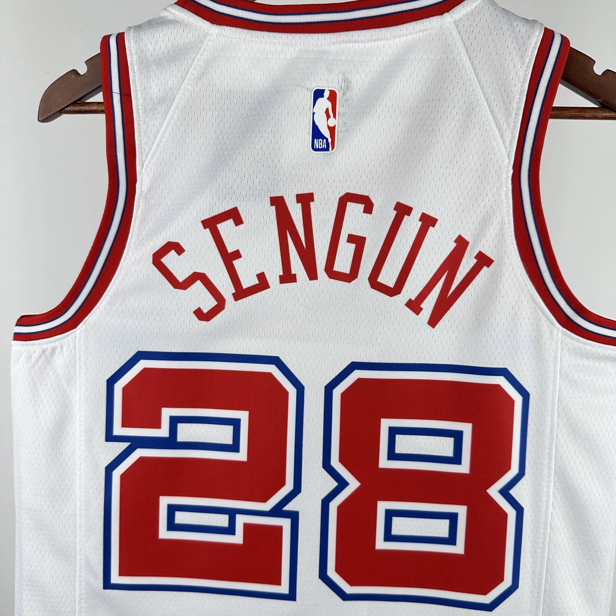 Houston Rockets 2025-26 city edition basketball jersey angled back view in team colors for basketball fans