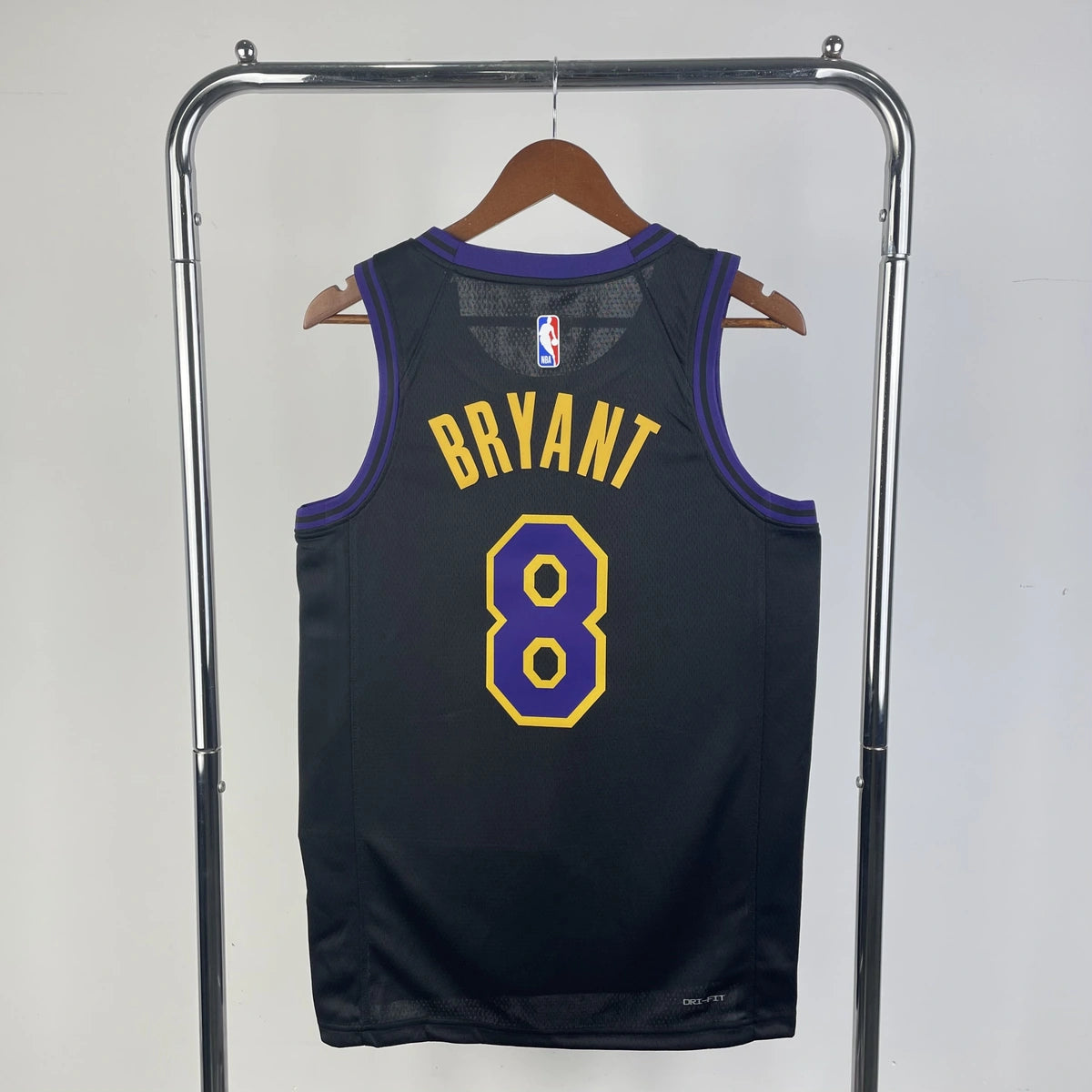 Los Angeles Lakers 2025-26 city edition basketball jersey back view in team colors for basketball fans
