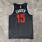 Toronto Raptors 2025-26 city edition basketball jersey angled back view in team colors for basketball fans