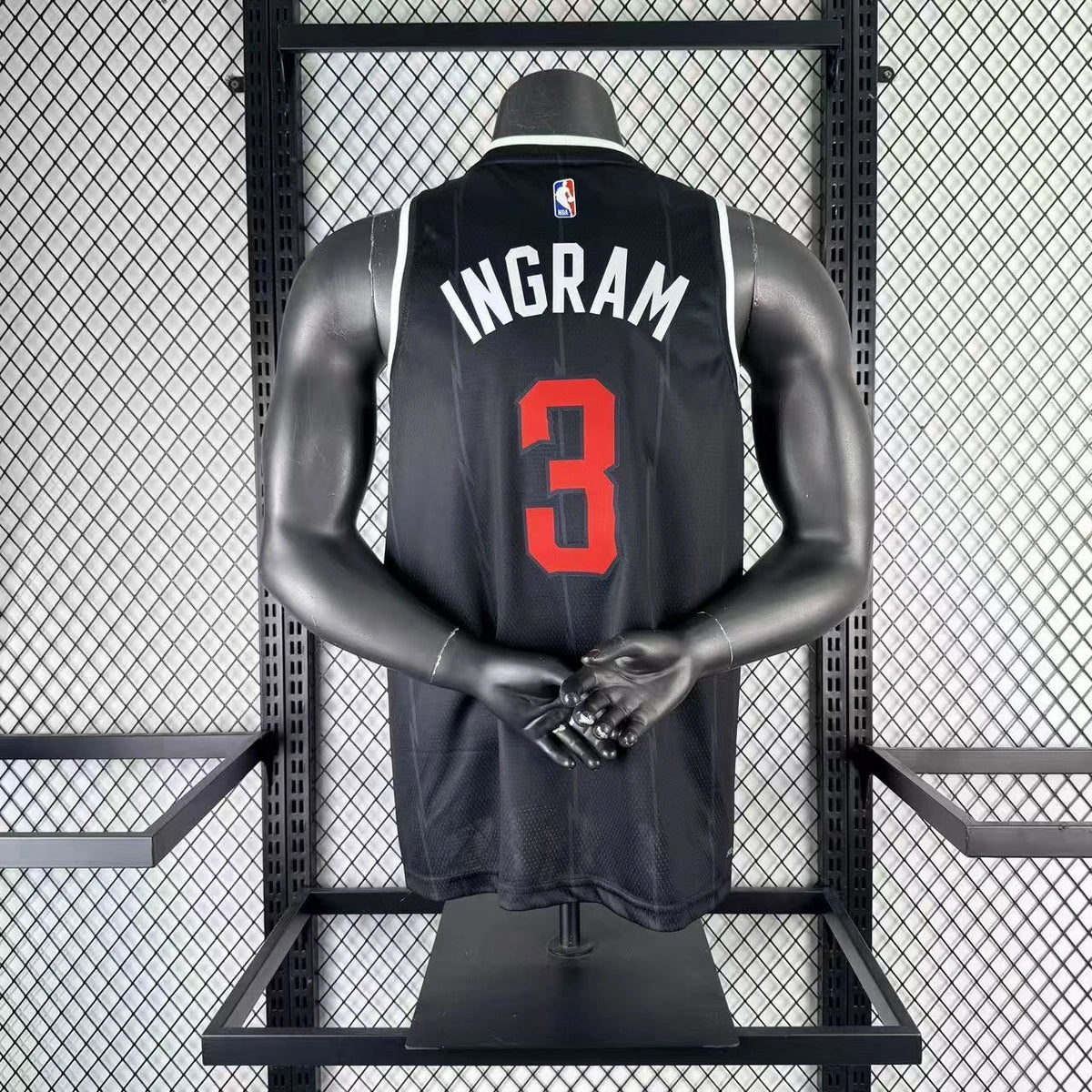 Toronto Raptors 2025-26 city edition basketball jersey additional angle view in team colors for basketball fans