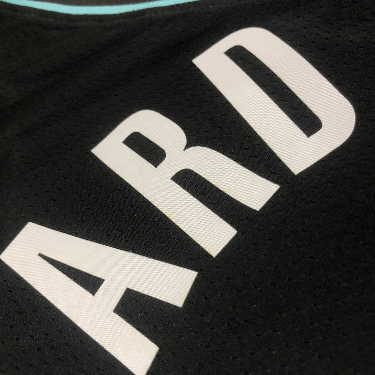 Portland Trail Blazers 2025-26 away basketball jersey additional angle view in black for basketball fans