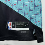 Portland Trail Blazers 2025-26 city edition basketball jersey close-up of collar and neckline stitching in team colors for basketball fans