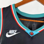 Memphis Grizzlies 2025-26 throwback edition basketball jersey detailed side view in team colors for basketball fans