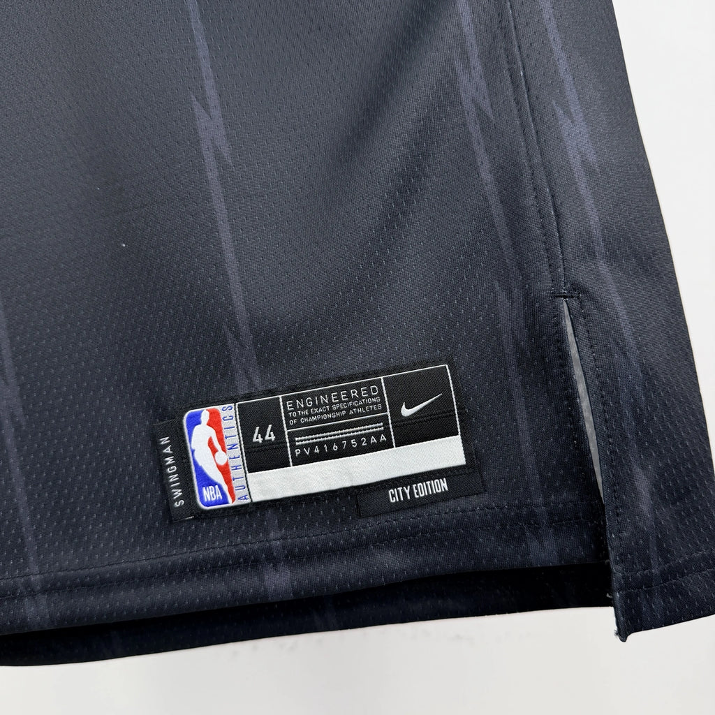 Toronto Raptors 2025-26 city edition basketball jersey detailed side view in team colors for basketball fans