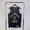 Los Angeles Lakers 2025-26 city edition basketball jersey front view in team colors for basketball fans