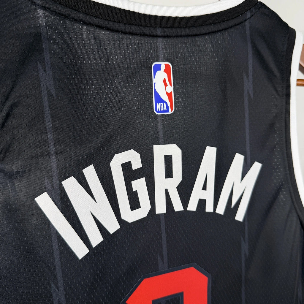 Toronto Raptors 2025-26 city edition basketball jersey side angle view in team colors for basketball fans
