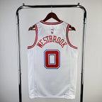 Houston Rockets 2025-26 city edition basketball jersey angled back view in team colors for basketball fans
