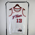 Houston Rockets 2025-26 city edition basketball jersey front view in team colors for basketball fans